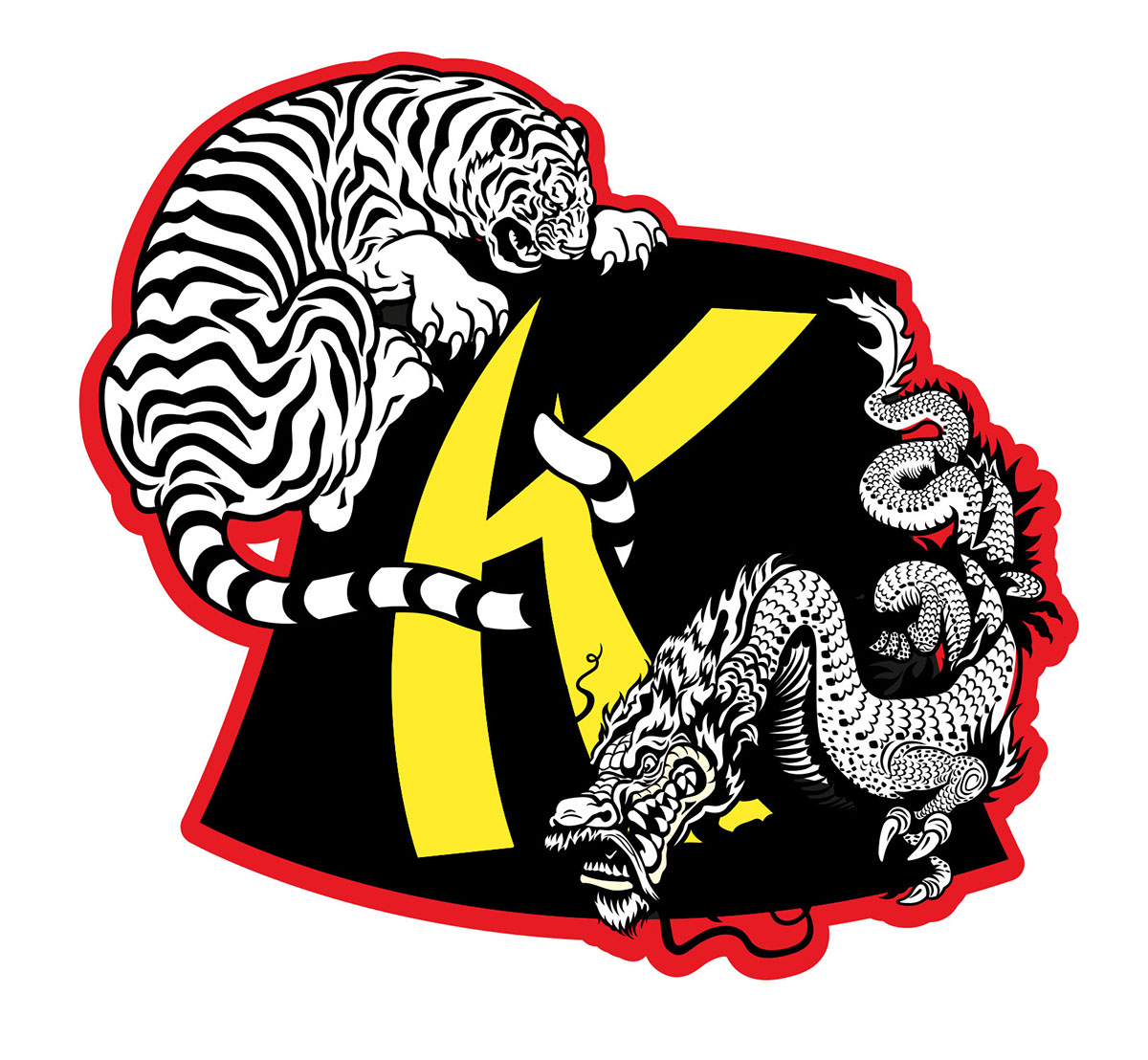 diseño logos grafica karate kenpo