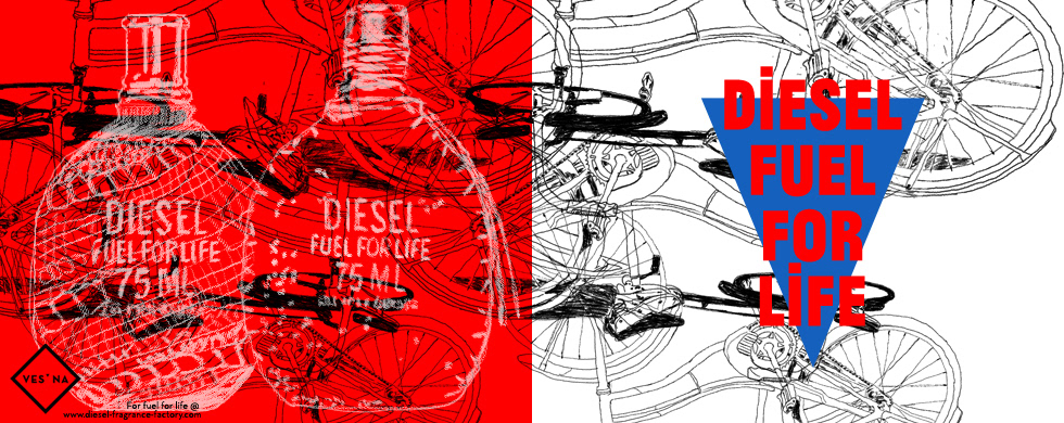 Diesel Diesel Fragance factory Rui Pedro Esteves Behance Ambassador Work Diesel Illustrations