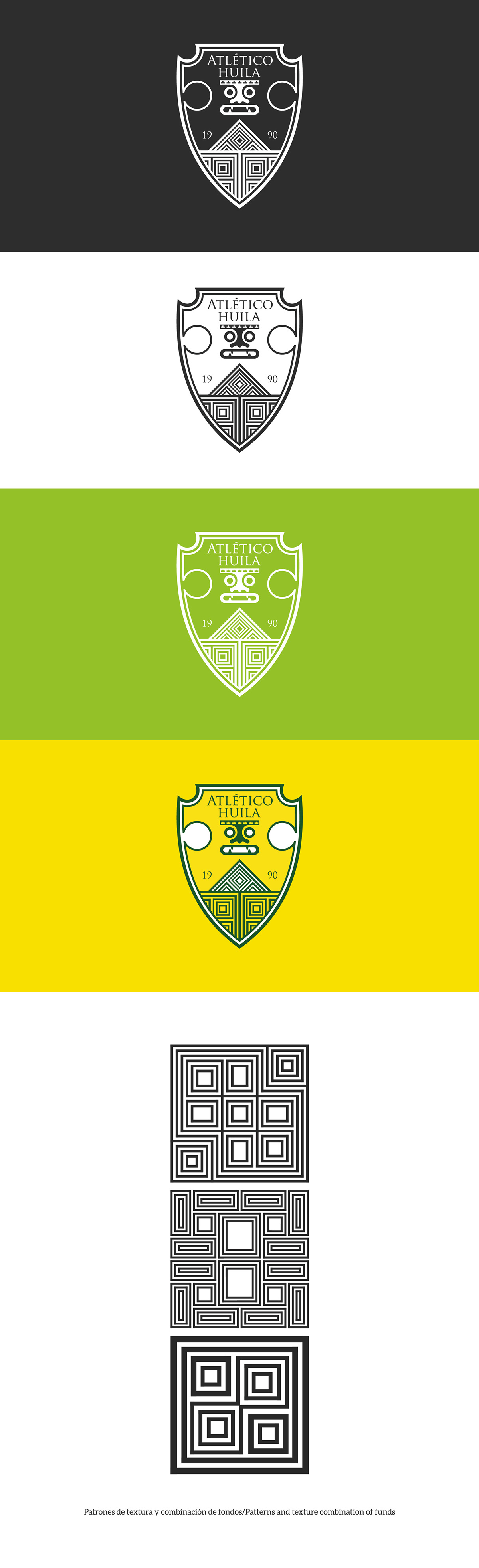 colour Logotype arts graphic brand mark football design identity logo sports shield pattern design concept visual art