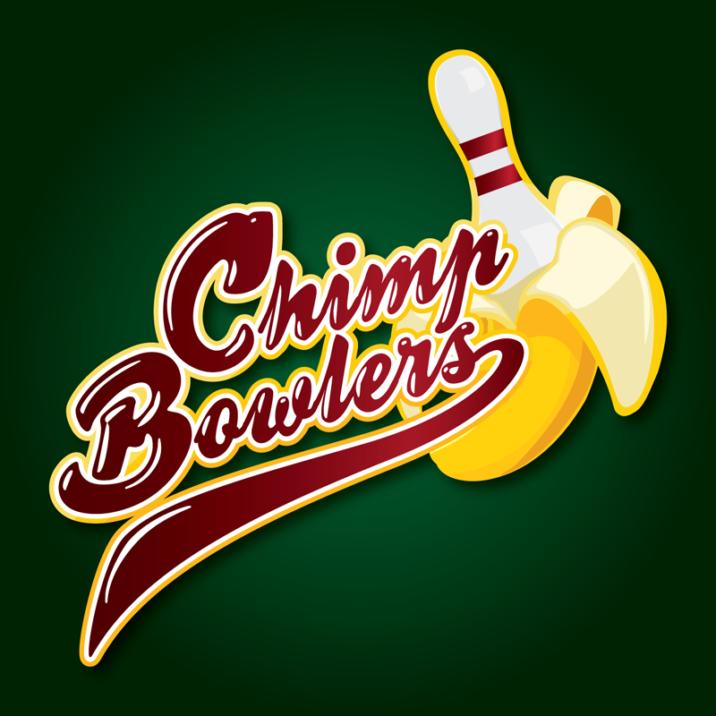 logo bowling pin brand banana green Fruit