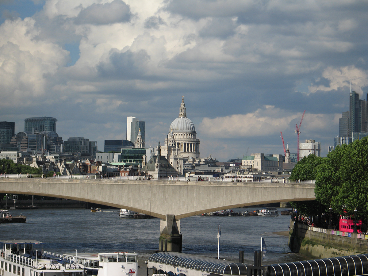 london eye st. paul's cathedral thames London waterloo bridge south bank Thames River scenes Kevin Geary  London photos
