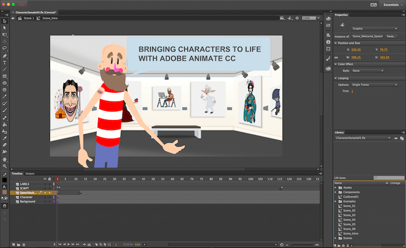 Official Adobe Animate CC Sample on Behance