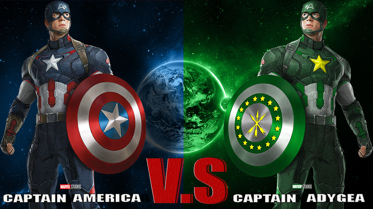 Adyghe artwork Avengers captain america çerkeş Chris Evans Digital Art  marvel vs адыгэ