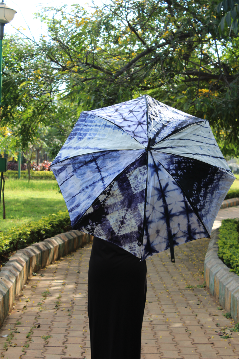 shibori Umbrella DIY Indigo japan handmade