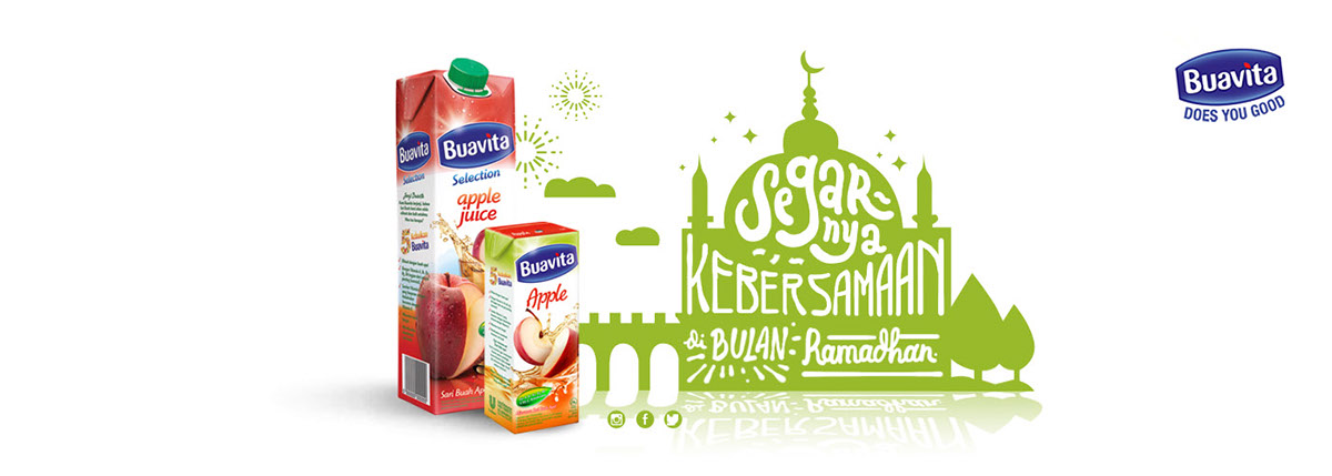 Collaboration mirumagency Buavita Unilever indonesia HAND LETTERING isaindrapermana Fruit beverages
