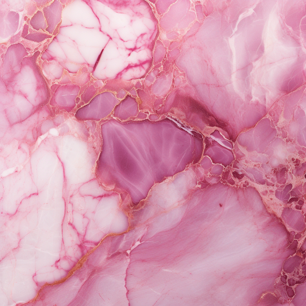 pink Marble gold veins