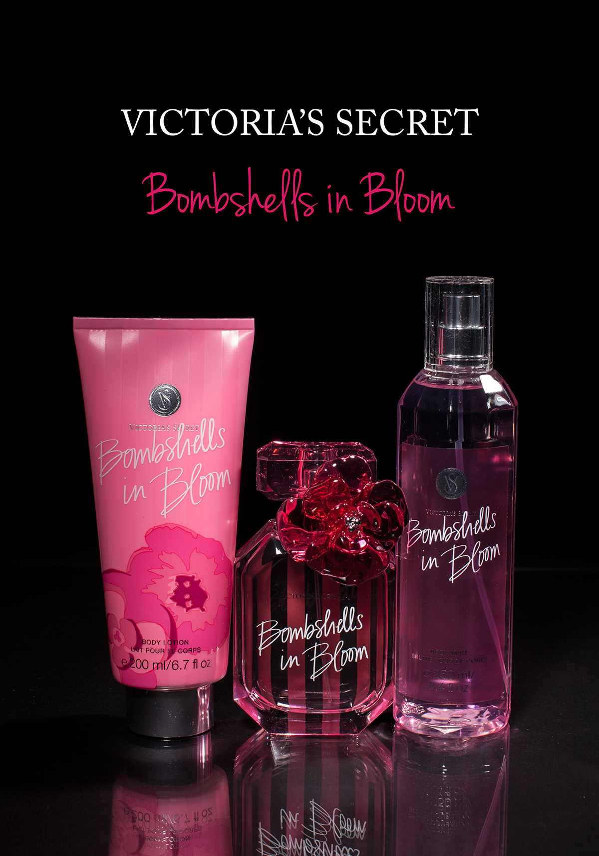 victoriassecret victoria's secret Victoria's Secret bombshells in bloom Fragrance pink flower floral lotion perfume mist vs