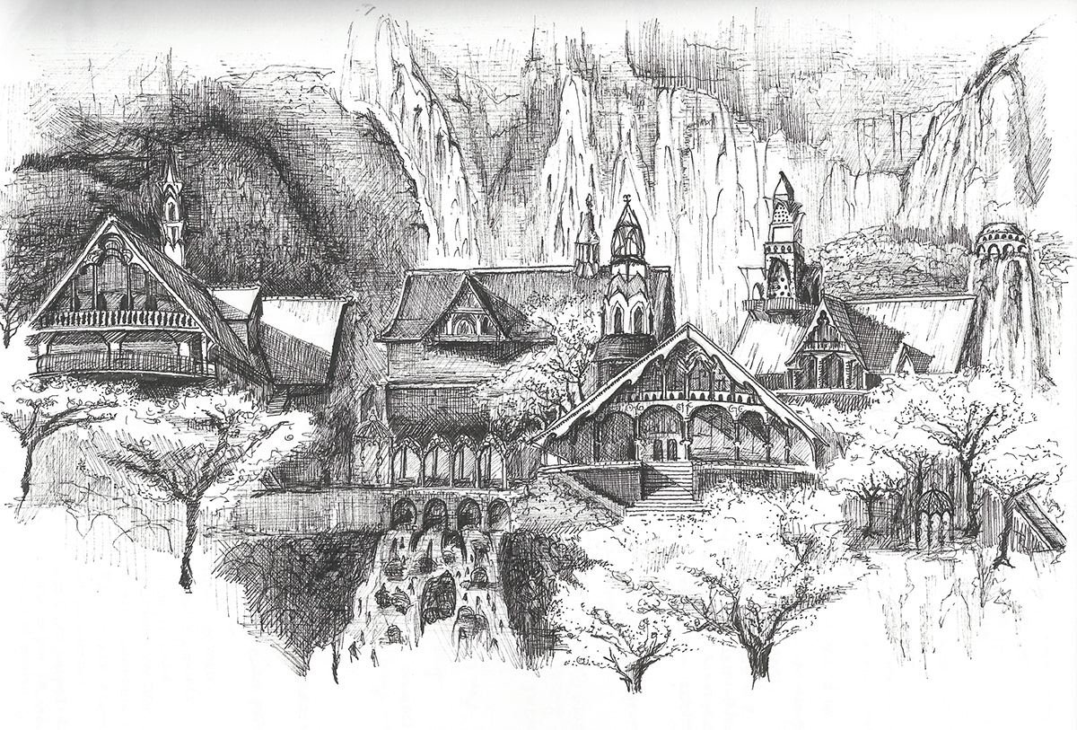 LOTR Lord of the rings sketch