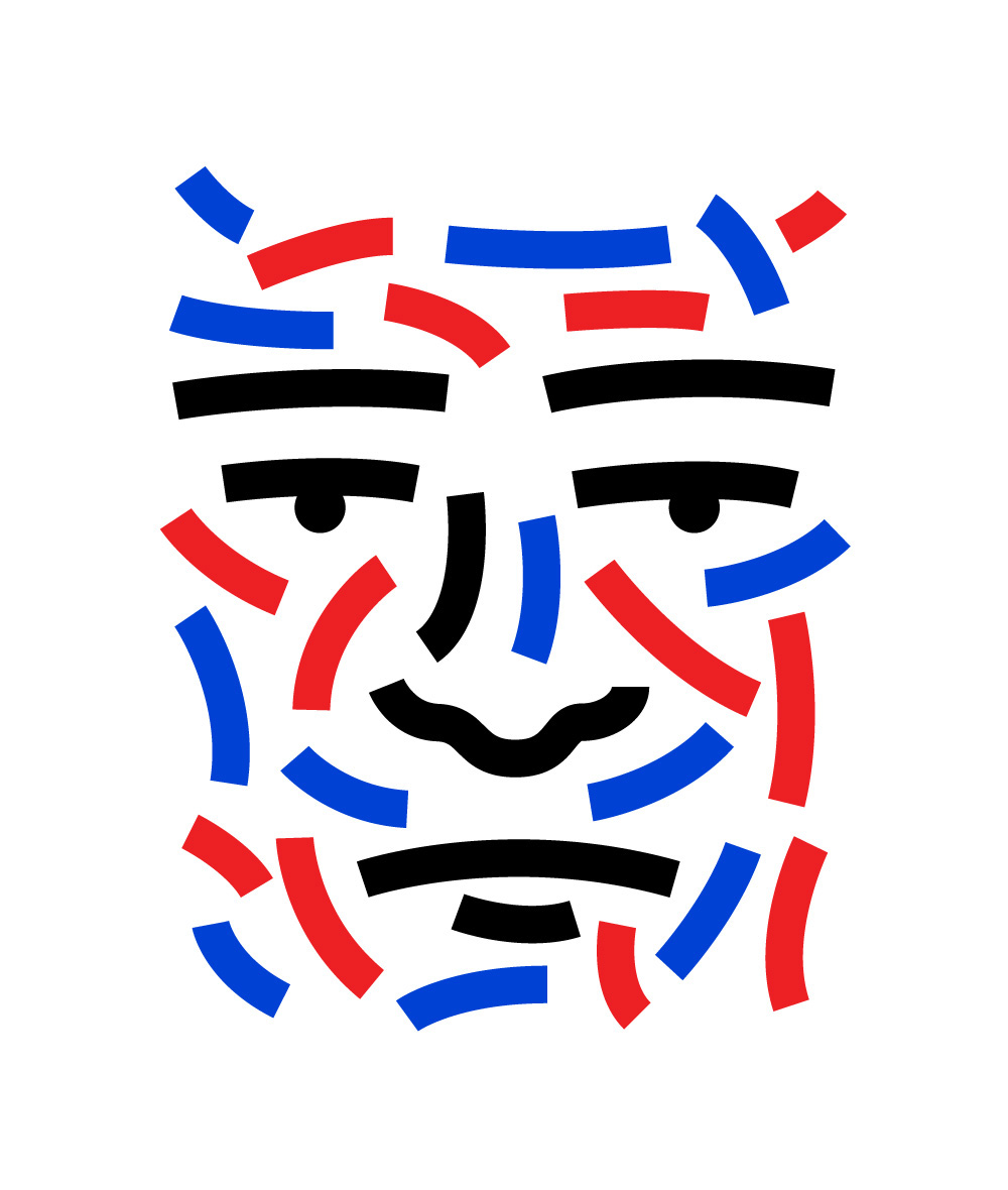 face line lines color comic stroke faces Character minimal
