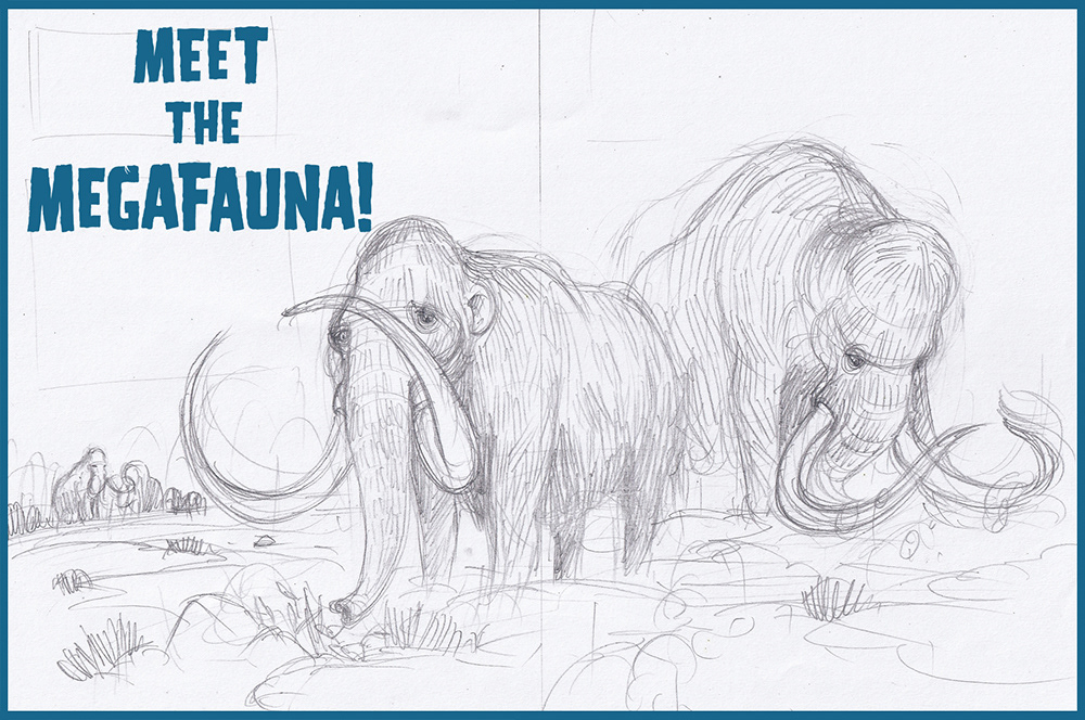 infographic book megafauna animals Ancient Nature meet the megafauna! Palaeogen