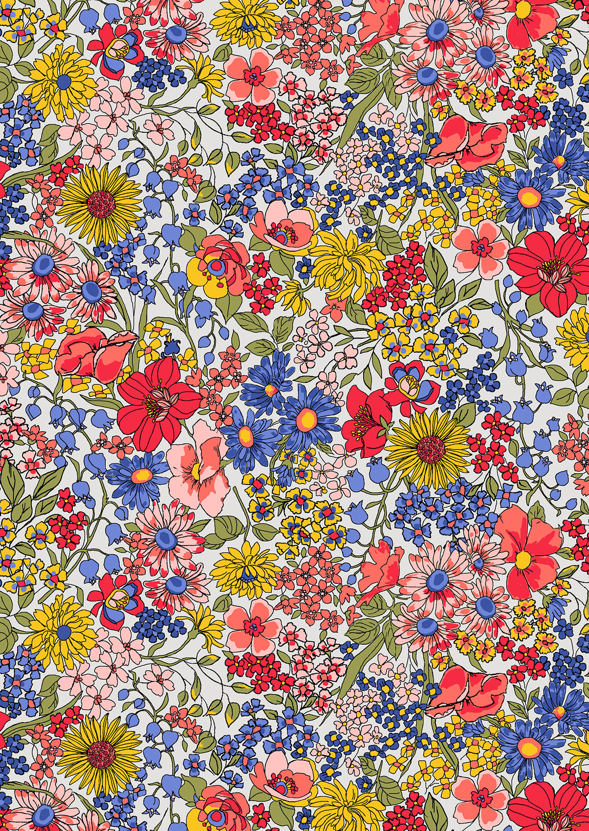 graphics tshirt allovers florals prints batik mosaic