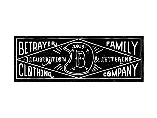 lettering Helm vintage bw type handdrawn artwork contemporary betrayerfamily crest logo symbol