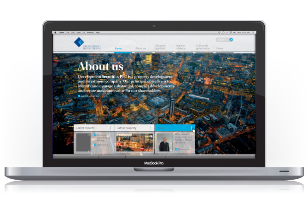Website Web London landscape panorama Virtual reality online ux UI interactive buildings Responsive sophisticated premium brand