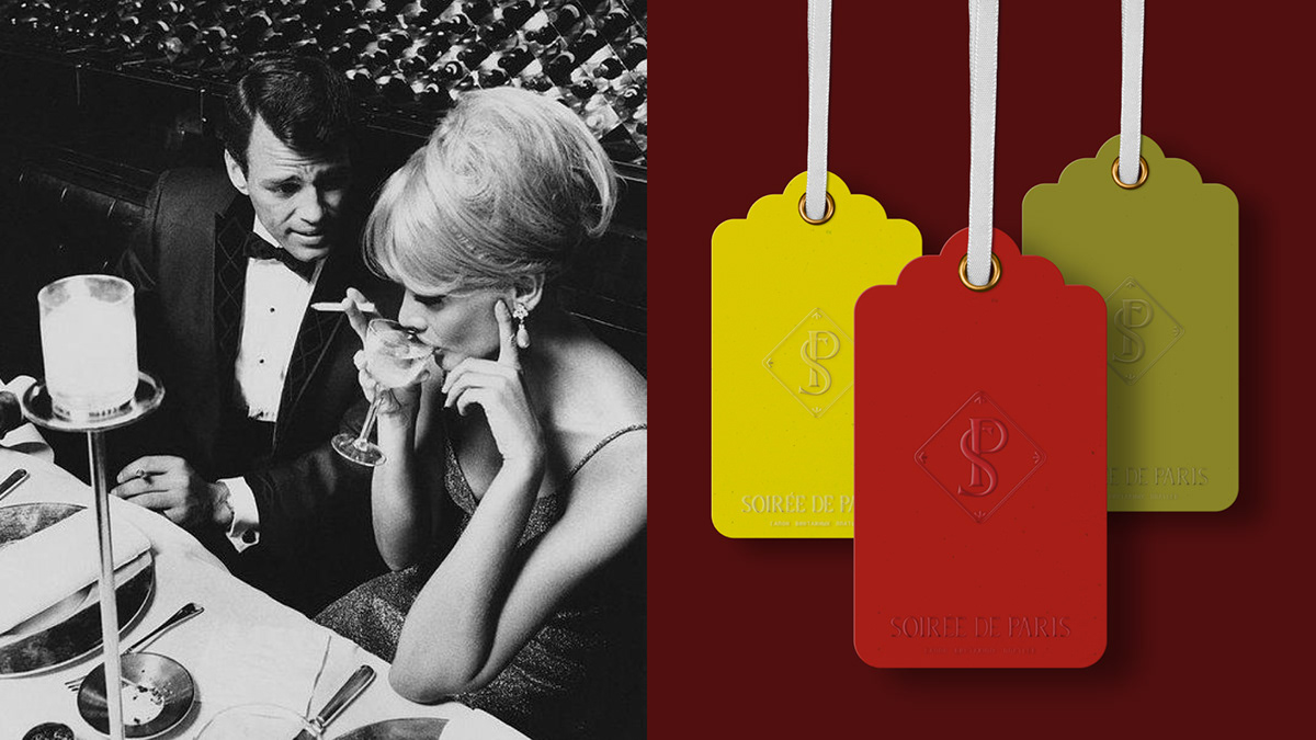 Brand Identity | Soirée De Paris | Vintage Dress Salon on Behance