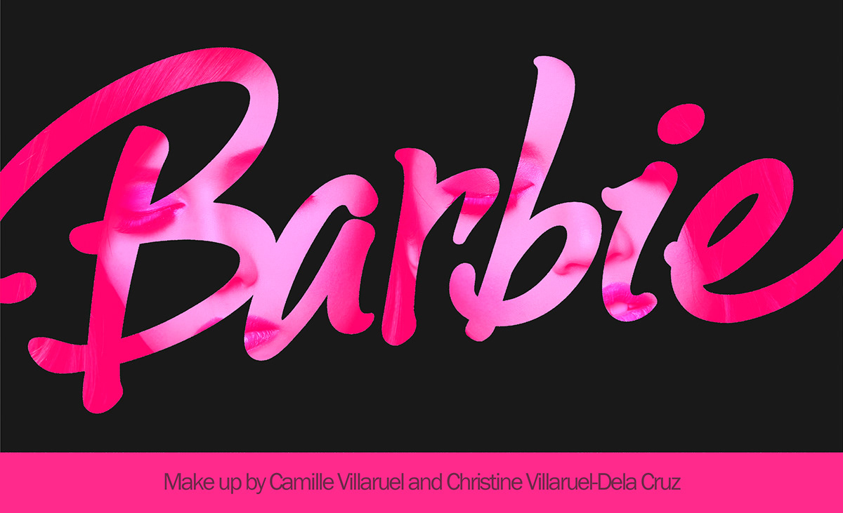 barbie fashion photography pink makeup