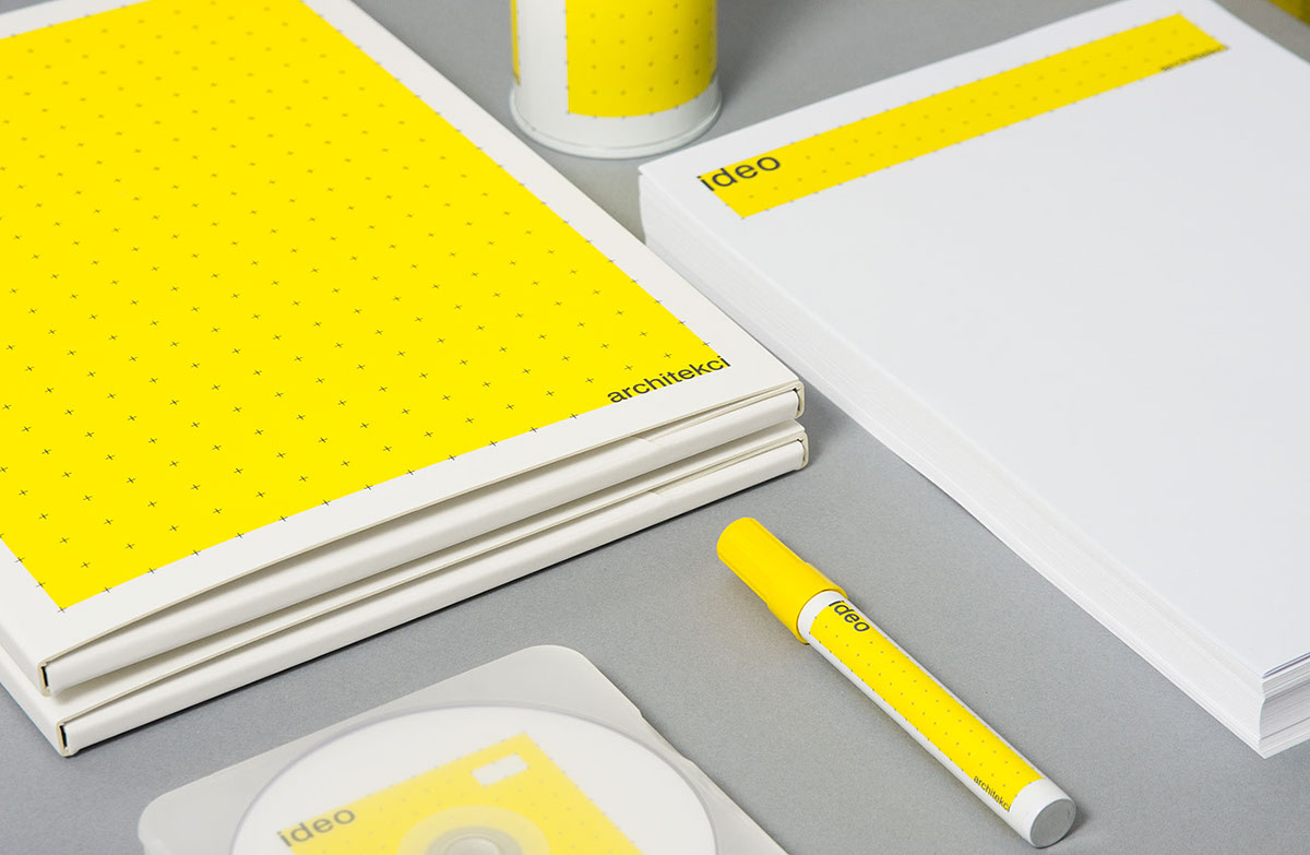 yellow architects grid cross area field transparent identity logo resizable flexible vivid plus idea modern