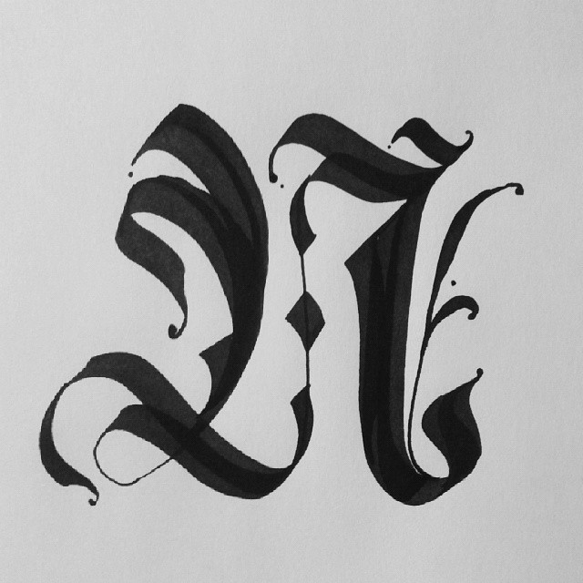 Calligraphy Calligraffiti Lettering Letters Blackletters typography type