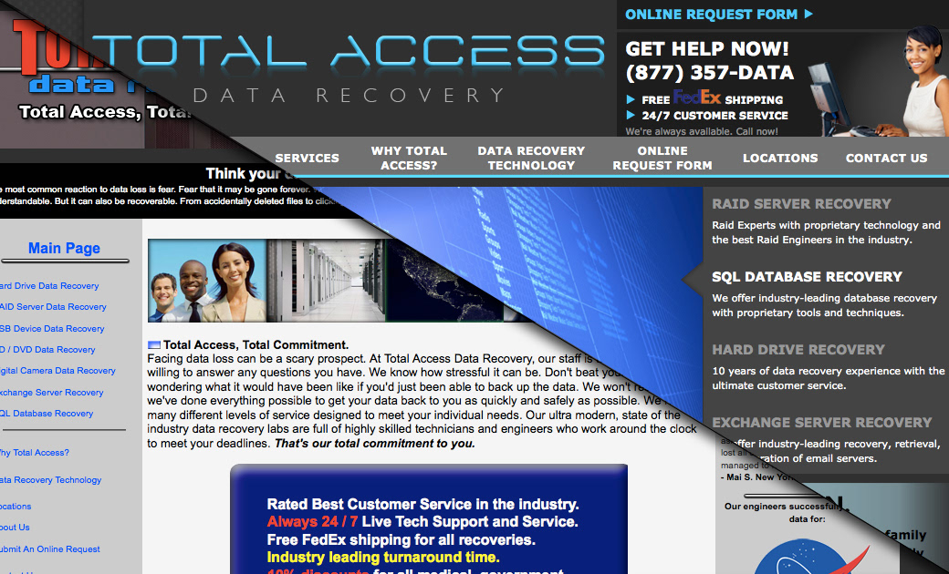 Total Access Data data recovery