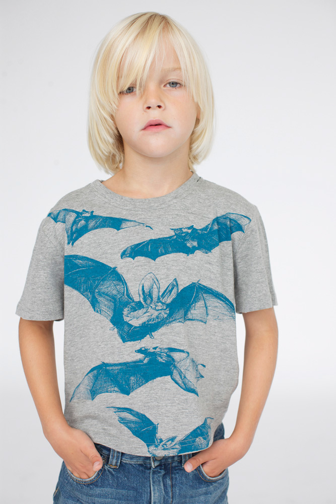 soft gallery tee t-shirt tshirt kids children apparel design animals Rhino animal bat Bats