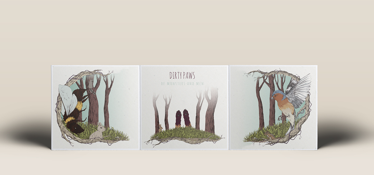 album cover redesign Flora fauna scientific illustration