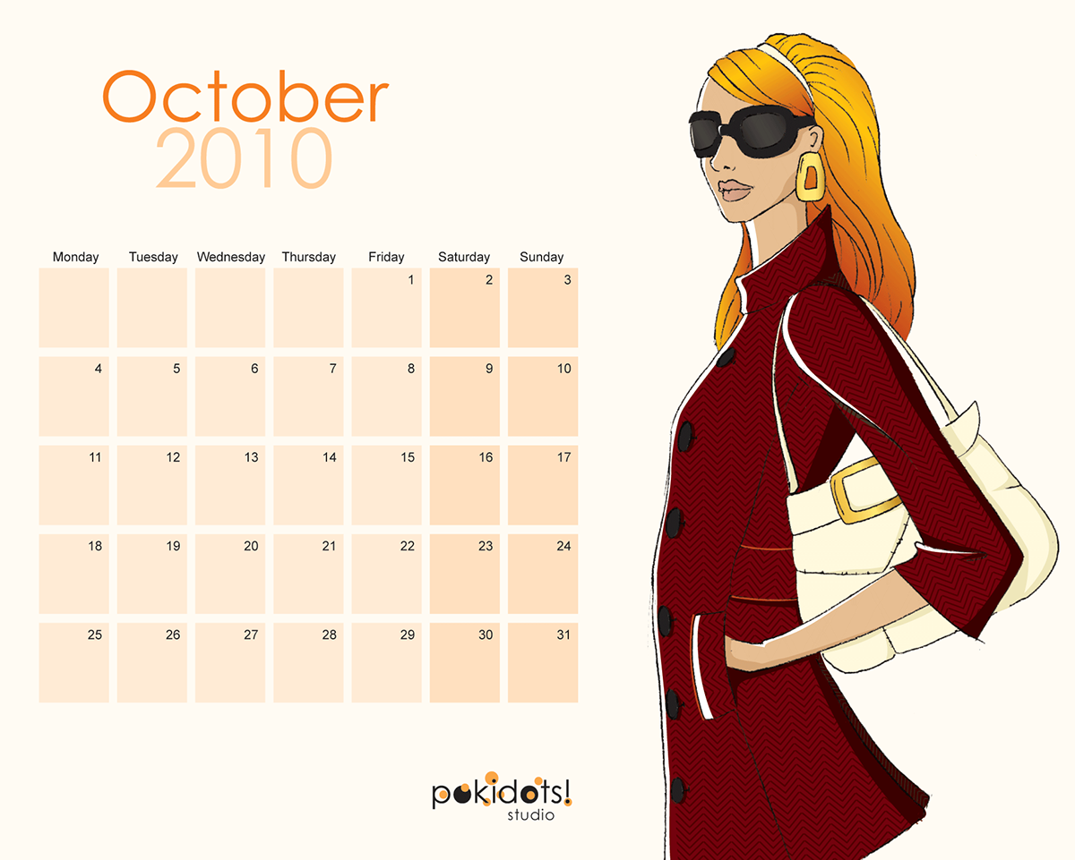 calendar monthly