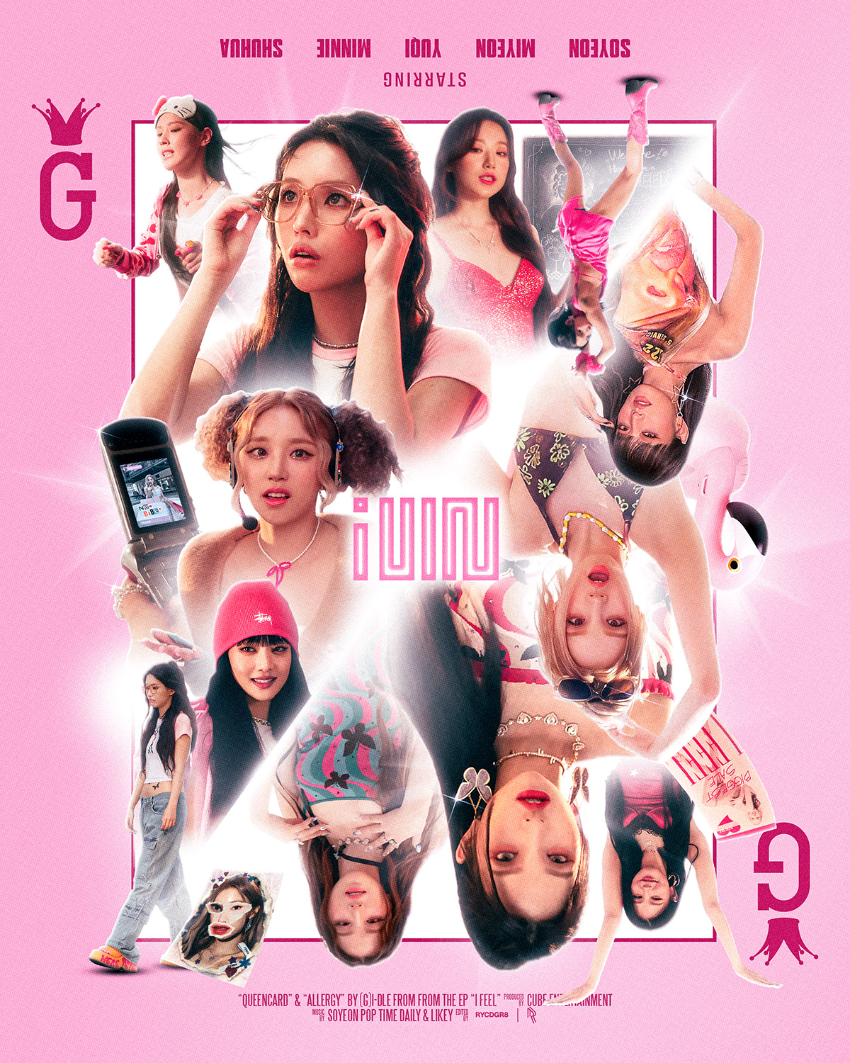 Gidle kpop Poster Design kpop poster kpop fanart album art album cover