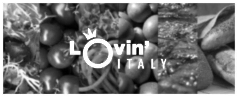 Lovin'italy   Fast food slow food Italian food italian drink Logo Design logo brand brands mark marks Italy