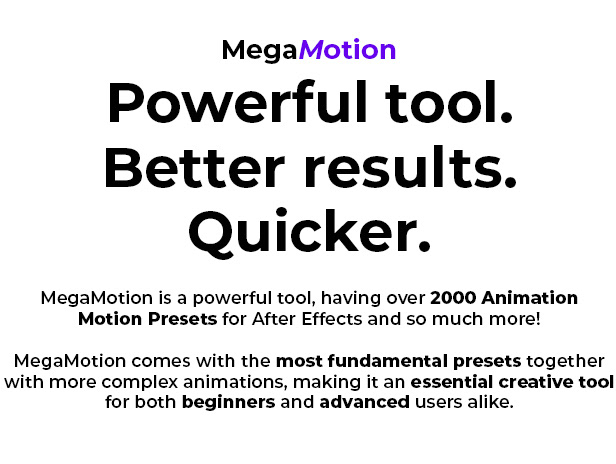 MegaMotion | Animation Motion Presets - 3