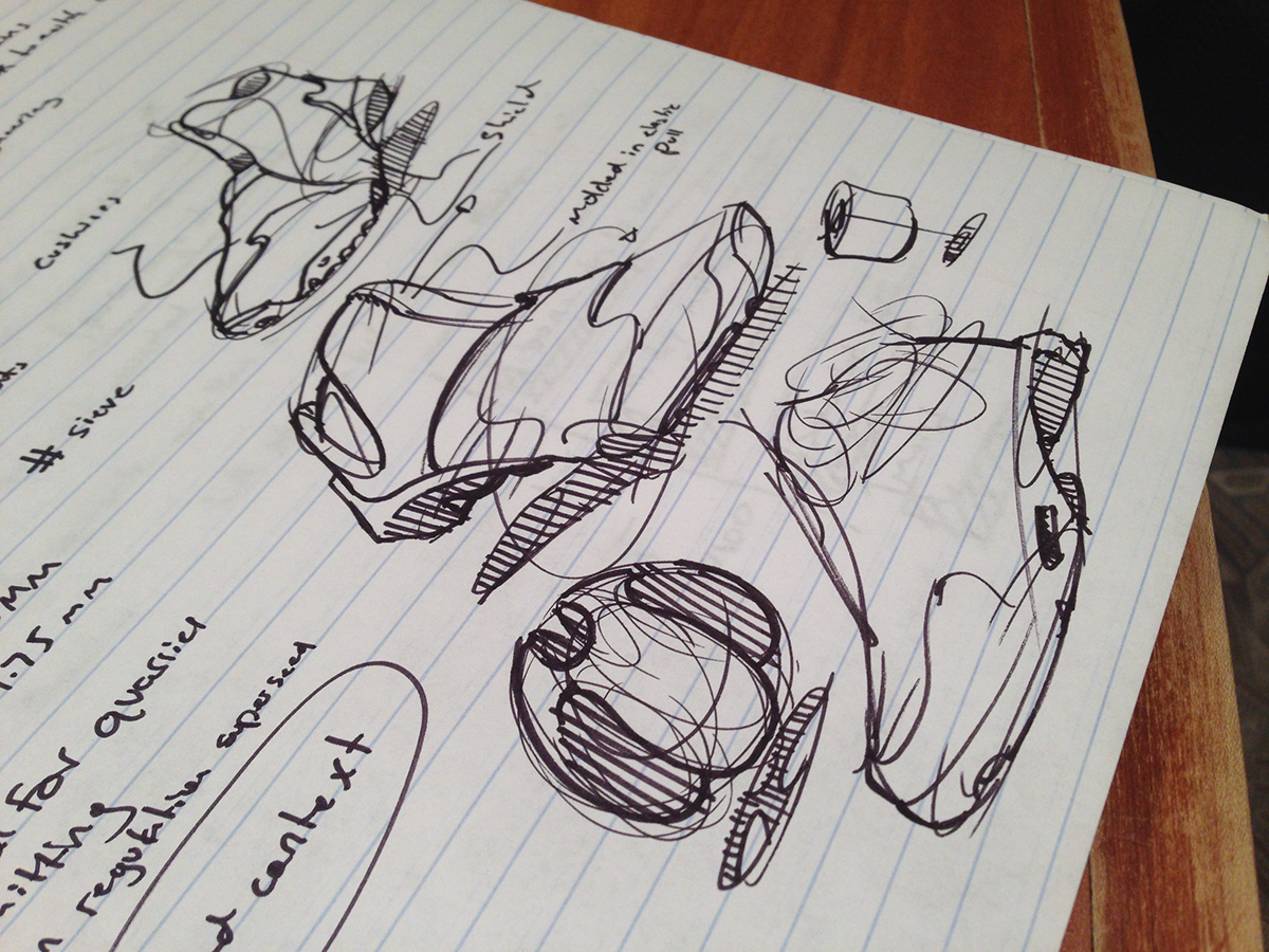 sketching sneakers sketchbook