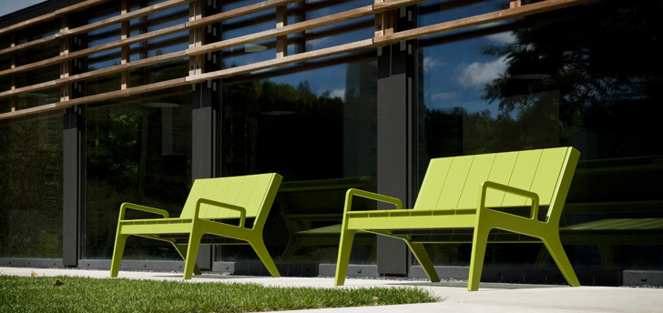 recycled HDPE outdoor furniture