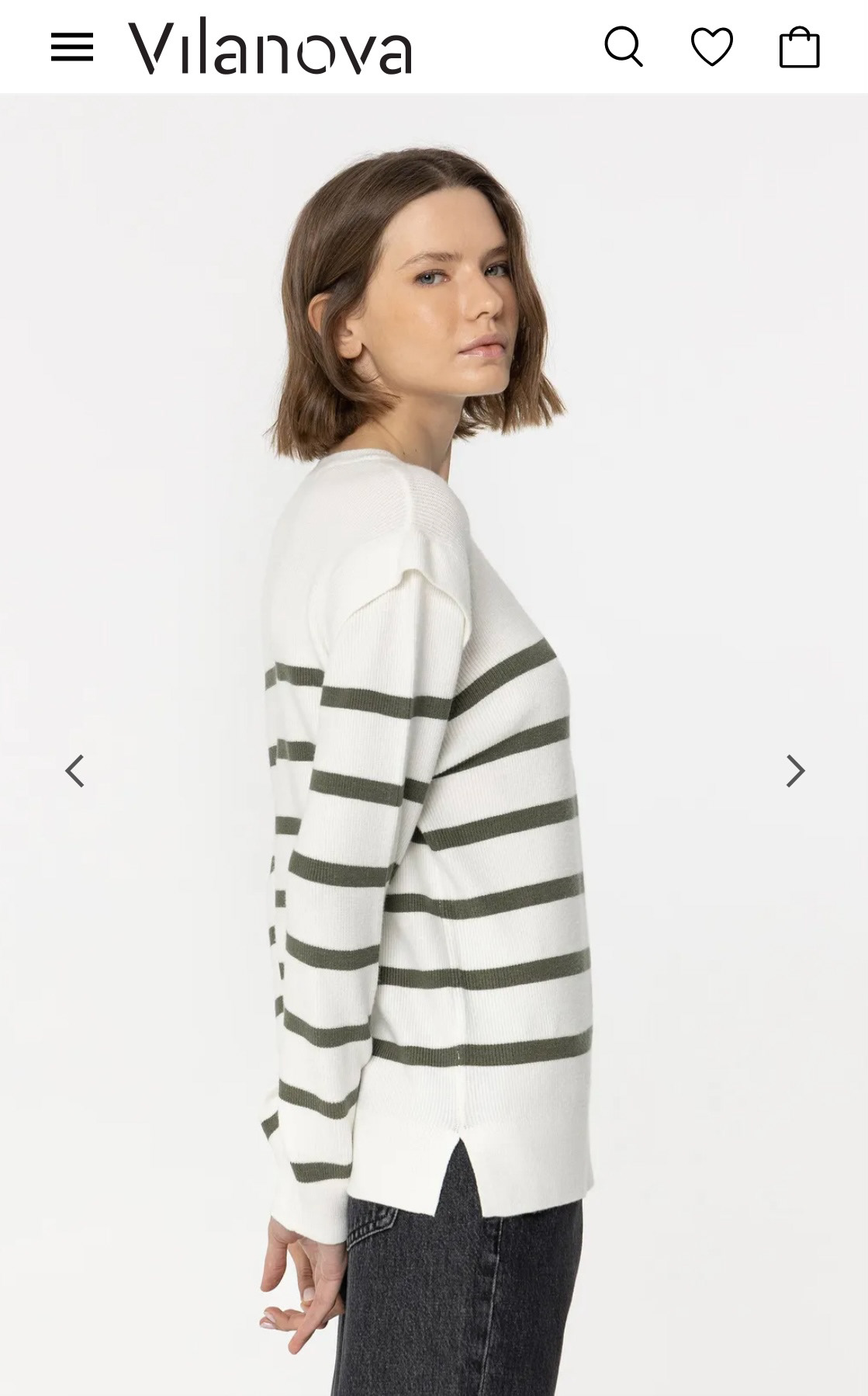 stripes rib sweater fashiondesign