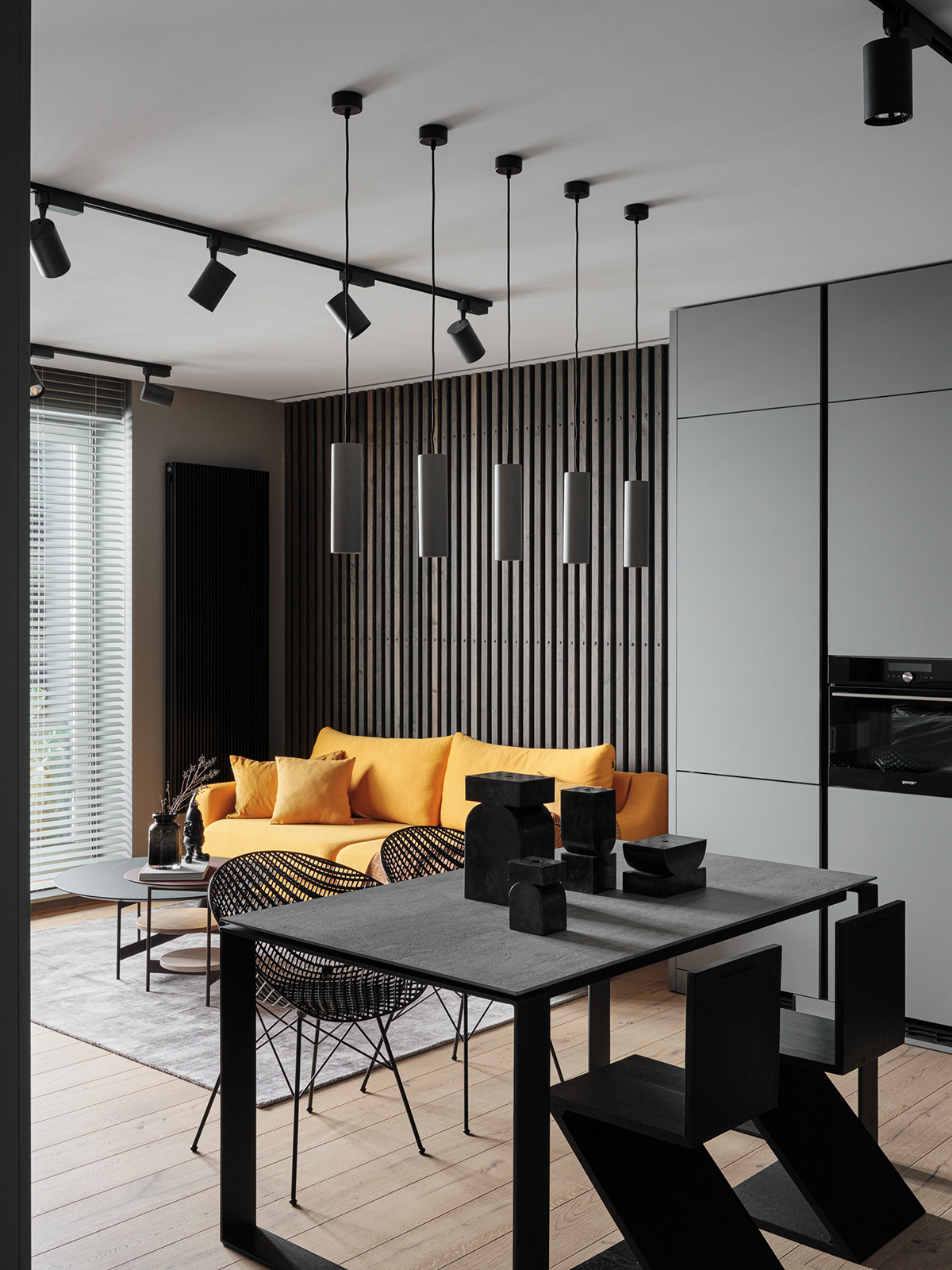 apartment concrete Interior interior design  minimalistic