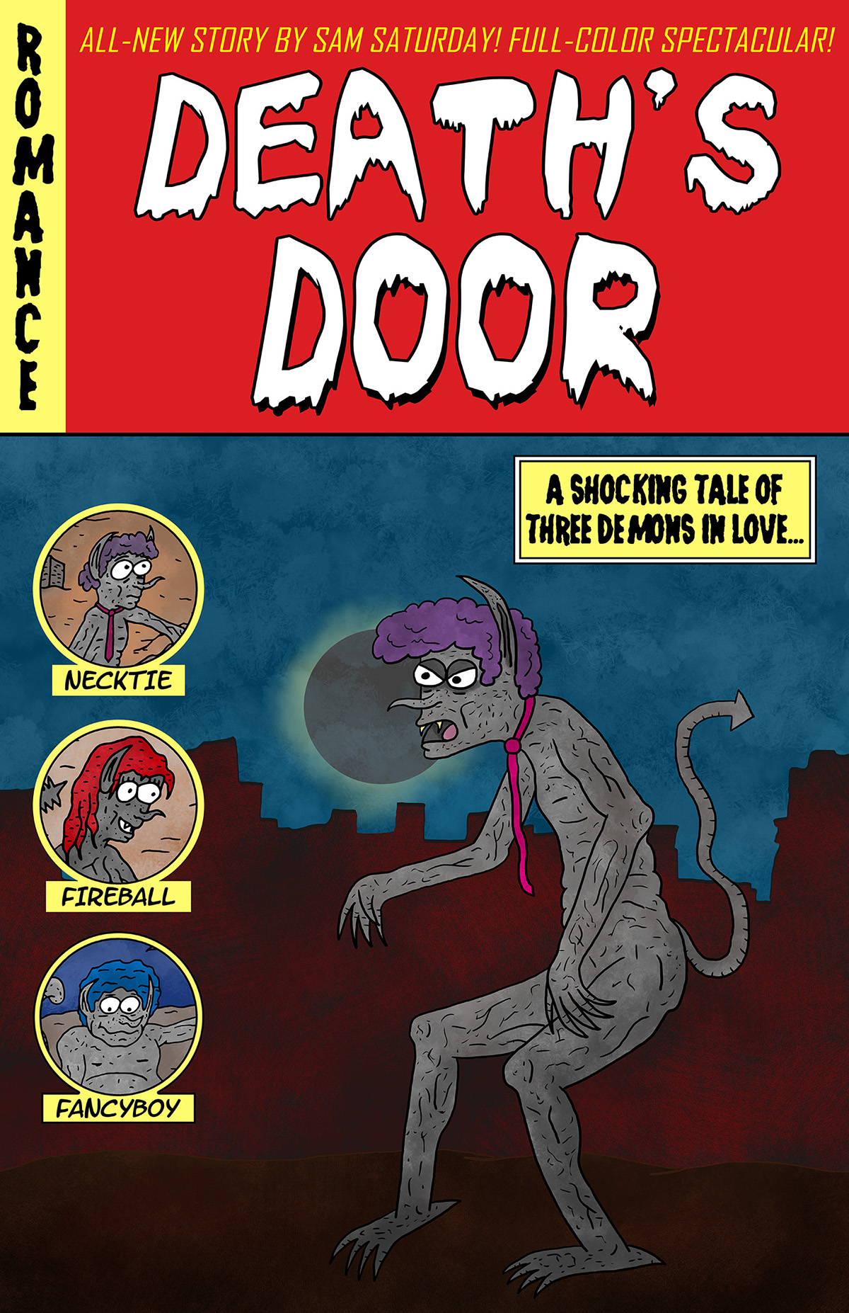 Adobe Portfolio comics monsters horror romance
