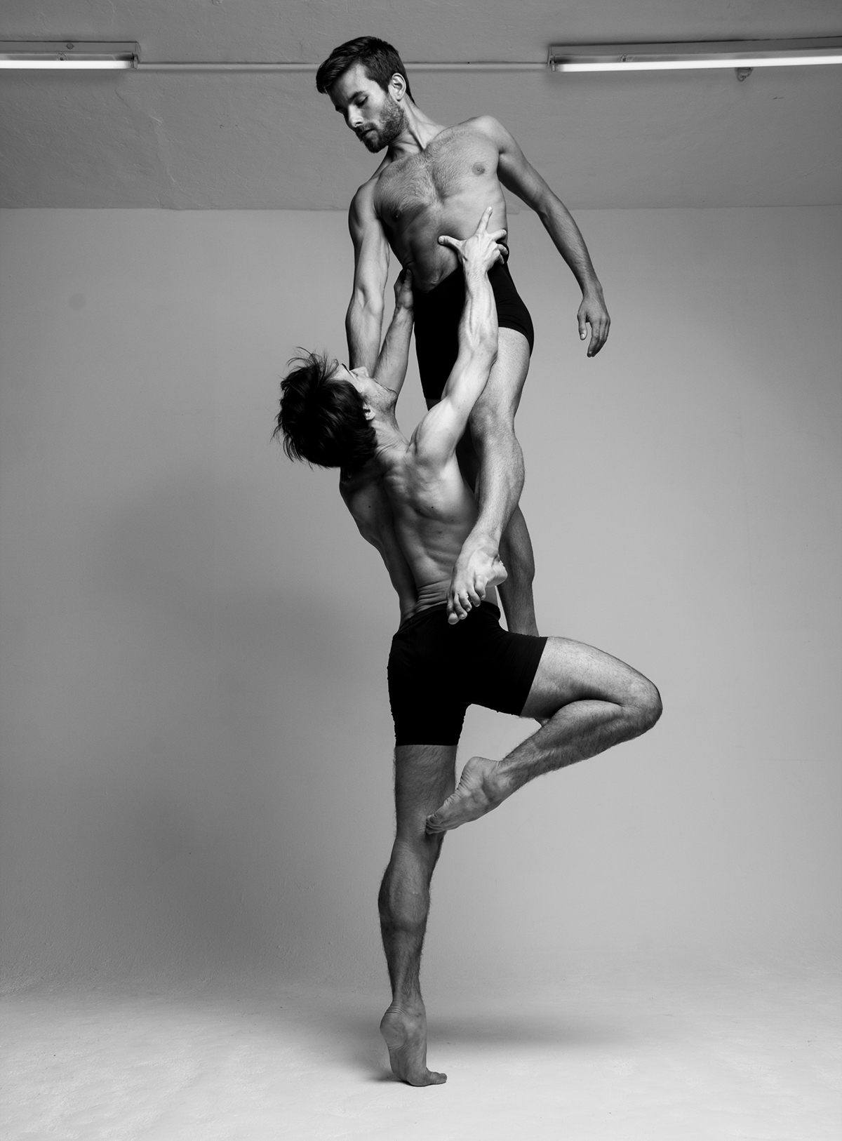 Adobe Portfolio ballet DANCE   joshauke studio blackandwhite Rambert Balletboyz male model