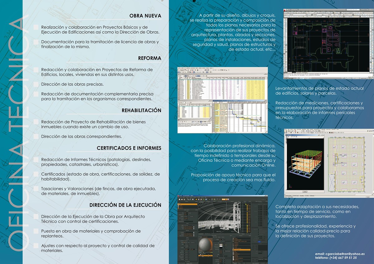 arquitectura Aparejador construccion proyectos diseño gráfico infografia Infoarquitectura Presupuestos y Mediciones.