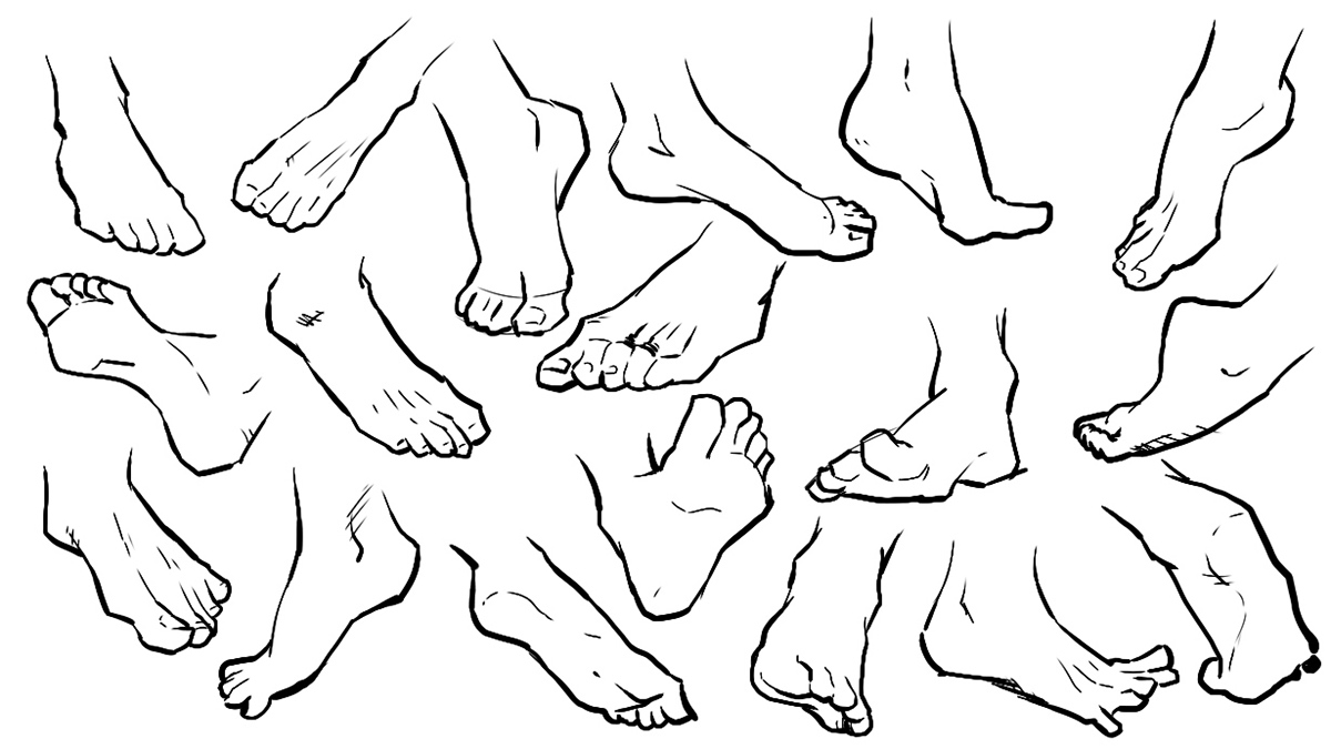 hands feet Figure Drawing anatomy anatomy study