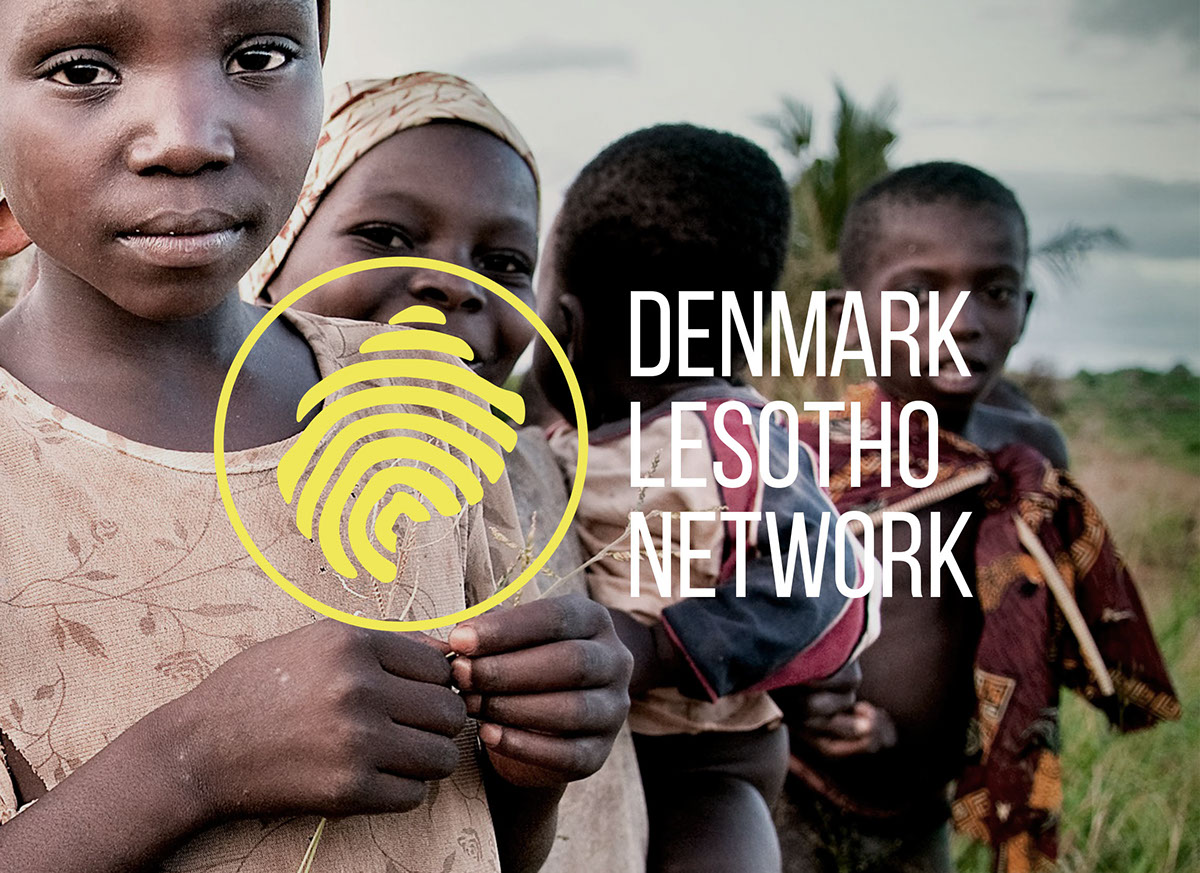 DLN Denmark Lesotho Network CI Corporate Identity Non Governmental Organizations NGO africa hjælpeorganisation SVK Aid webpage brochure identity