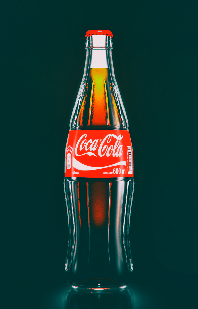 Coca Cola 3dsmax vray 3D