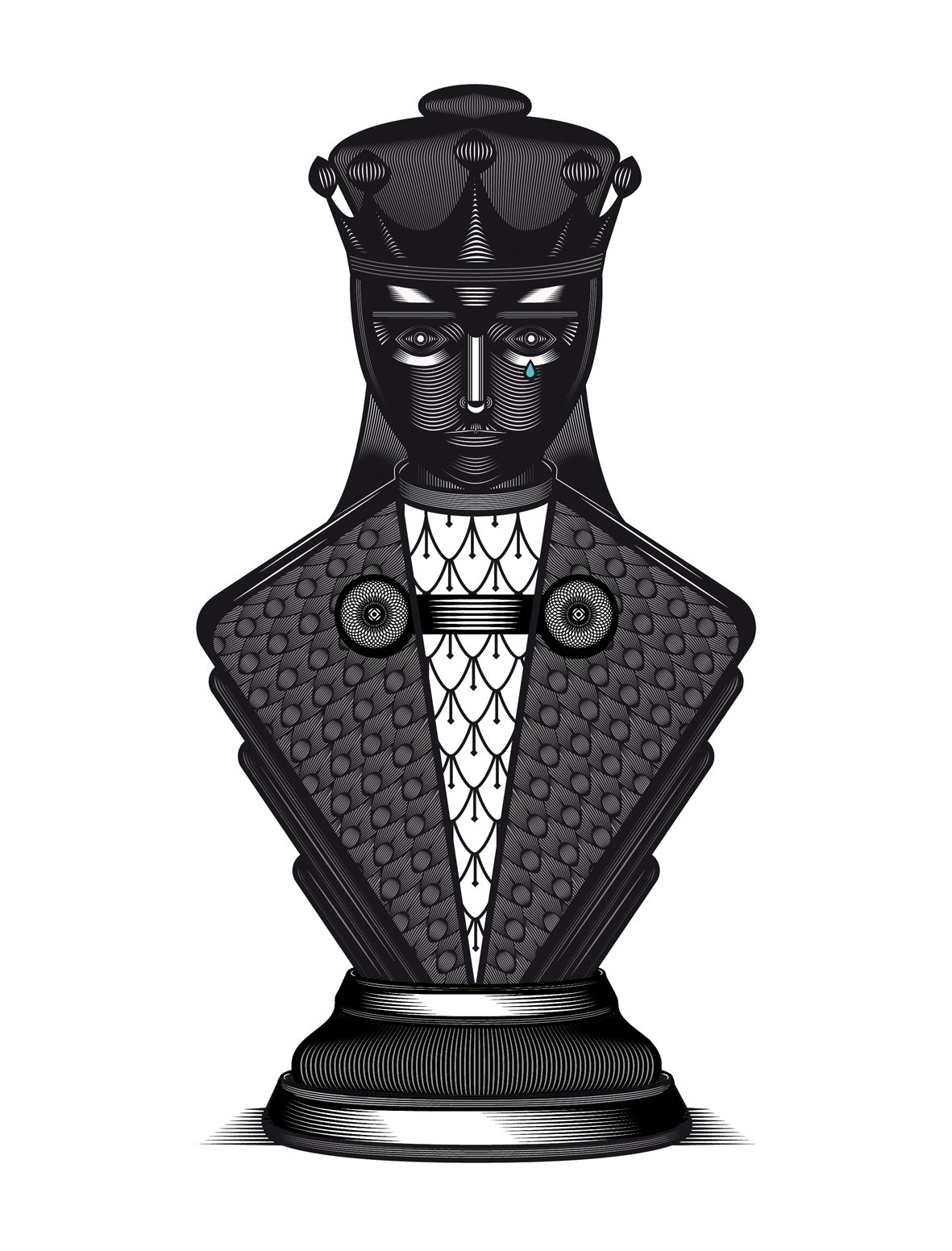 monkey alien robot chess queen