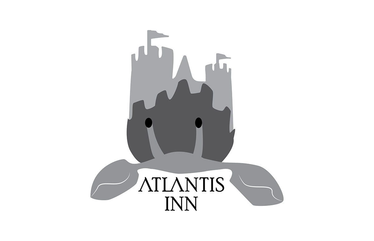 Adobe Portfolio atlantis inn Tybee Island Logo redesign fantasy