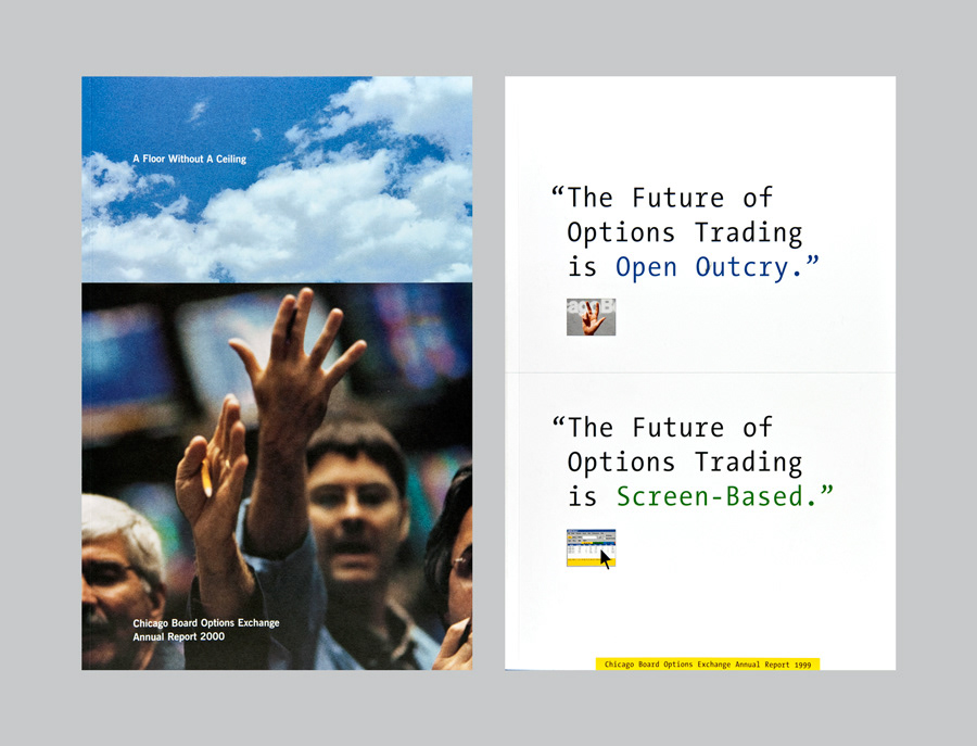 CBOE chicago Board options exchange annual report marketing   materials Website Web Consulting finance law financial legal