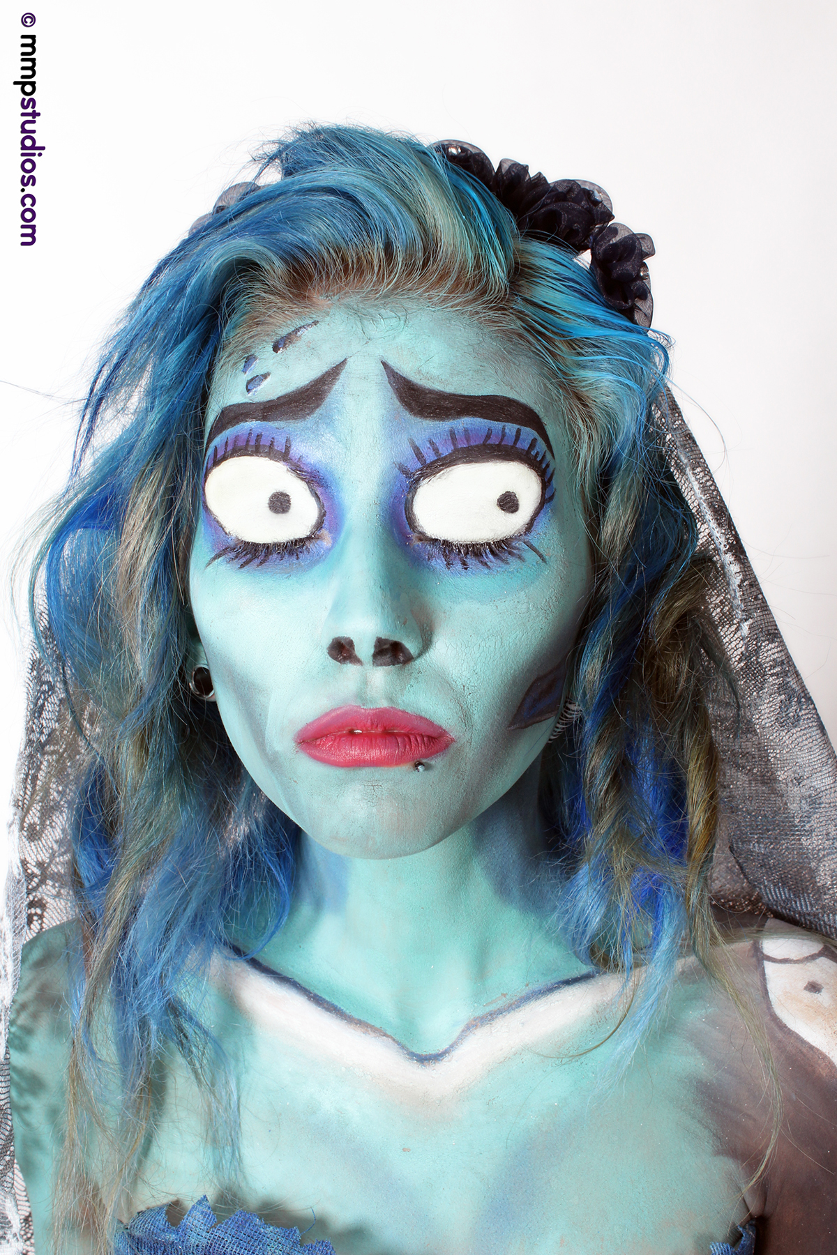 makeup conceptual corpse bride