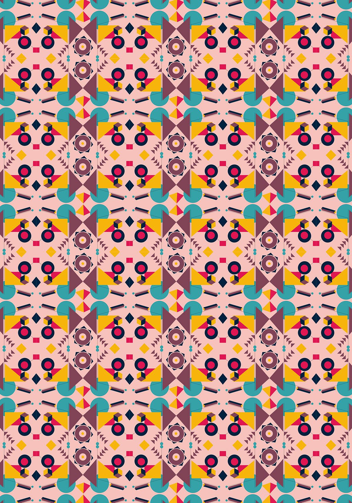 geometric pattern ballet bauhaus