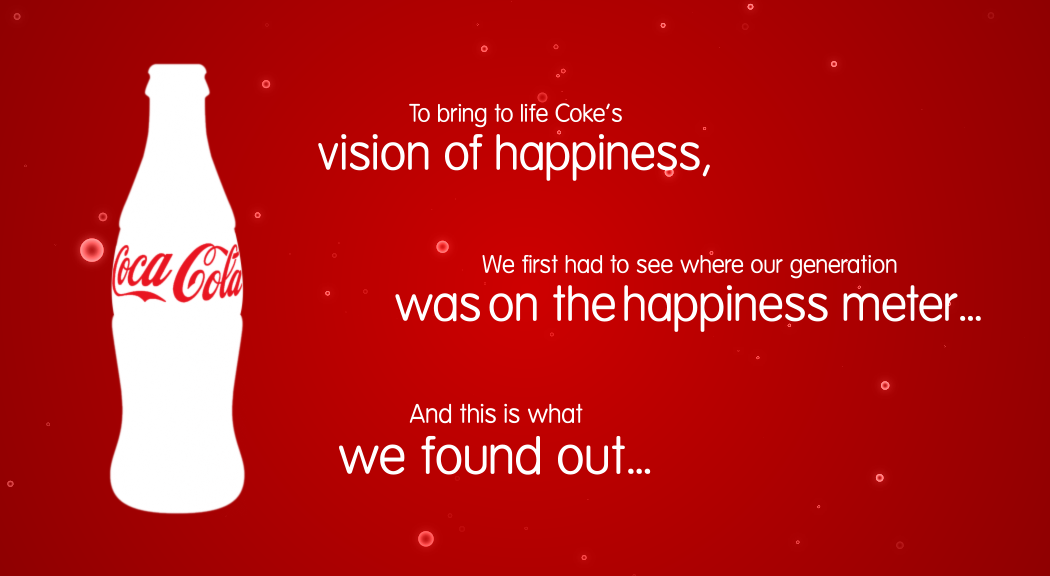 Coca Cola Vision of happiness