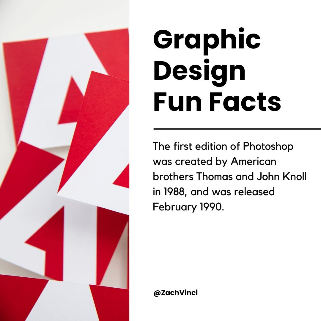 graphic design fun facts zach vinci