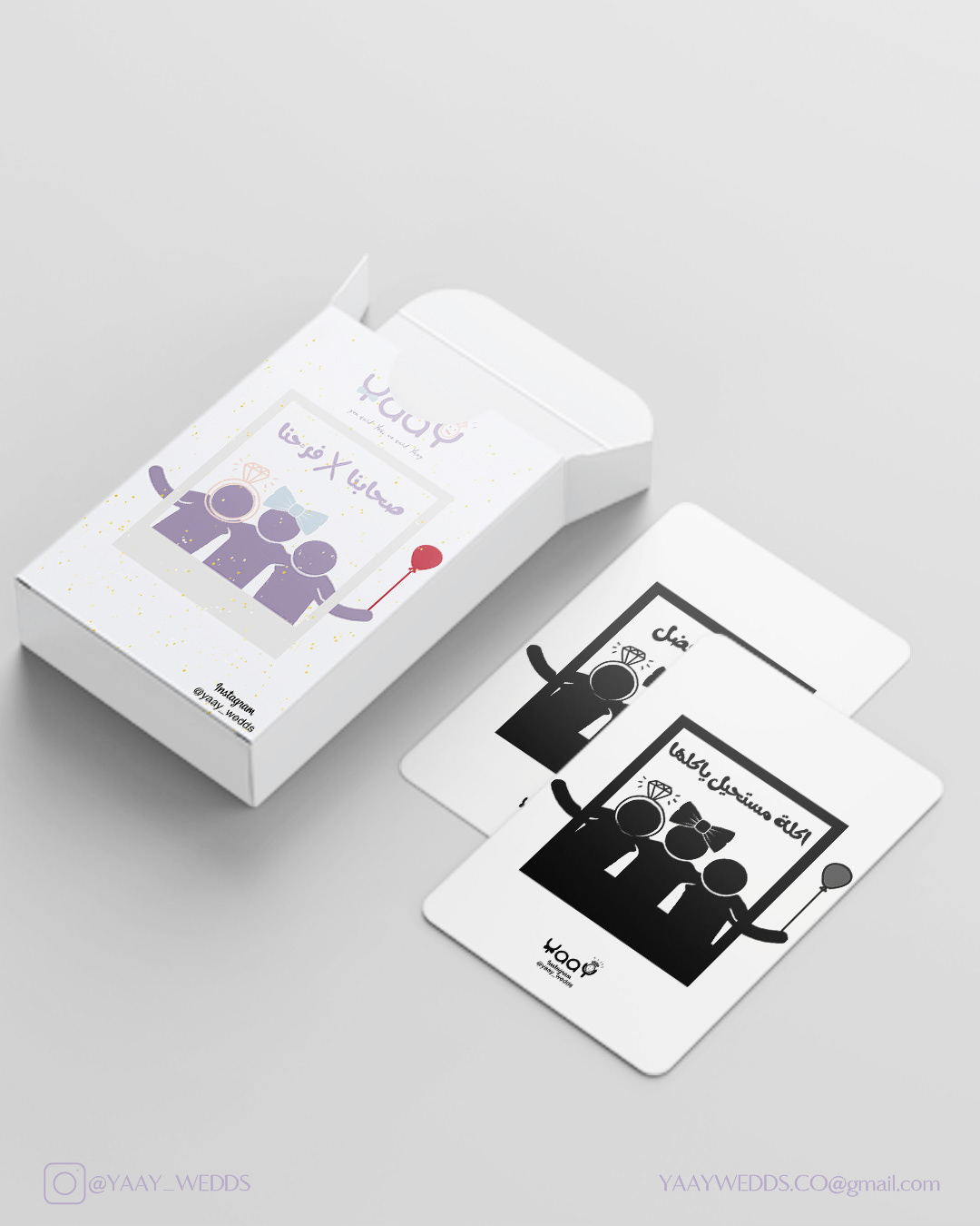 design Graphic Designer wedding Event party bachelorette bride card design card games Playing Cards
