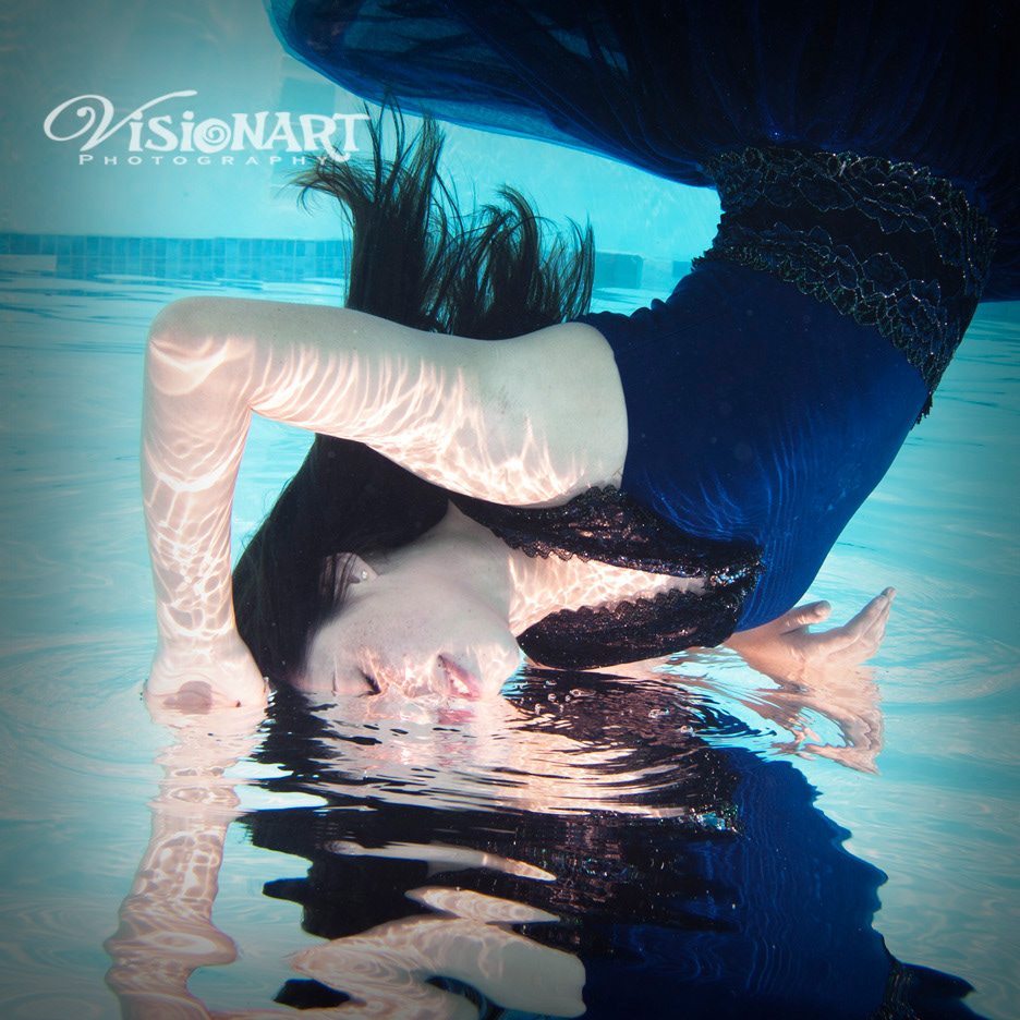 underwater ballerina dancer