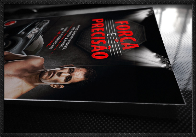 revista Francis weslen digipower Caminhonete Eureka anúncio publicidade força UFC luta campanha tipografia carro Fotografia