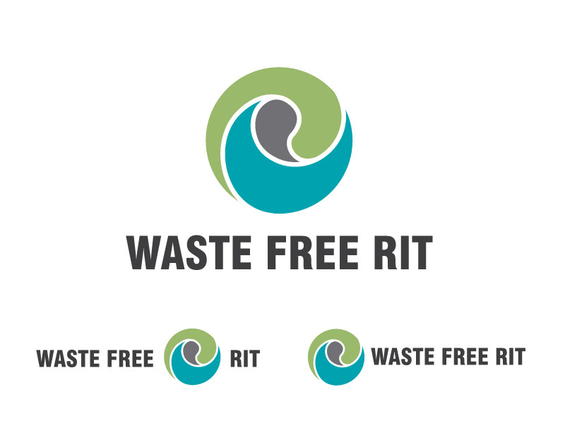 waste waste free rit icons environment logo recycle compost landfill garbage trash
