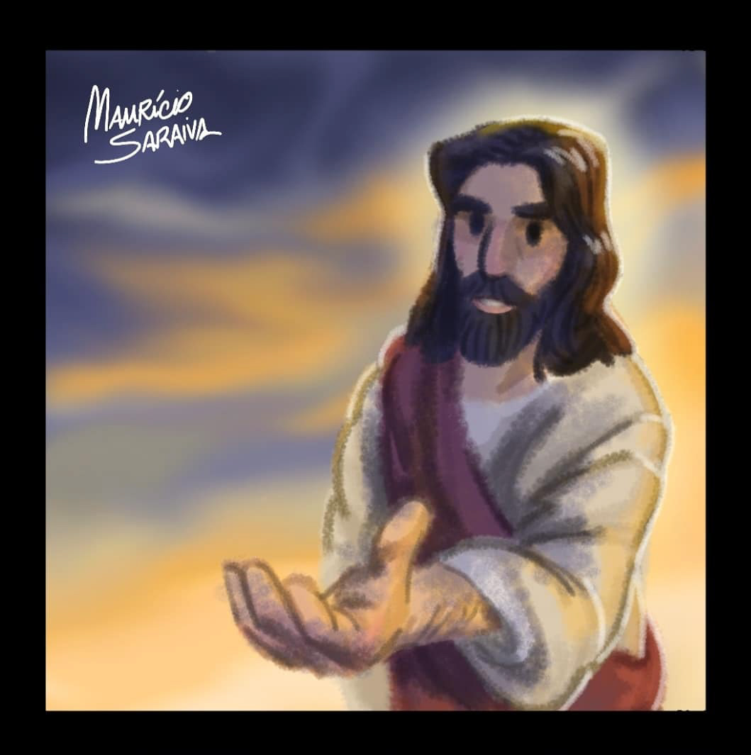 Drawing  Digital Art  ILLUSTRATION  sketch jesus gospel bible Christian religion artwork